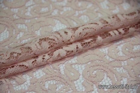 Кружево (о) розовое ш-150см - итальянские ткани Тессутидея арт. 03-3578