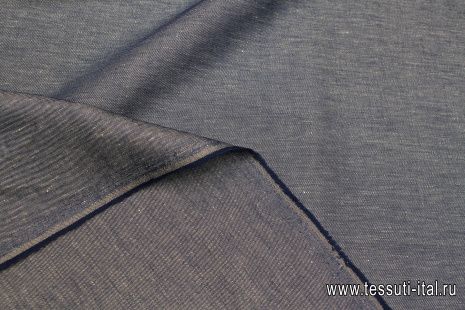 Джинса стрейч (о) синяя - итальянские ткани Тессутидея арт. 01-7417