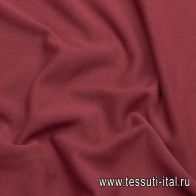 Футер 3-х нитка с начёсом (о) темно-бордовый - итальянские ткани Тессутидея арт. 13-1550