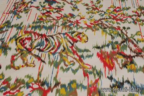 Шелк купон-платок 90*90см  - итальянские ткани Тессутидея арт. F-6230