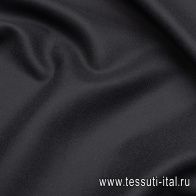 Костюмная двухслойная (о) черная - итальянские ткани Тессутидея арт. 05-4298