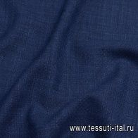 Костюмная (н) синяя меланжевая в стиле Loro Piana - итальянские ткани Тессутидея арт. 05-4164