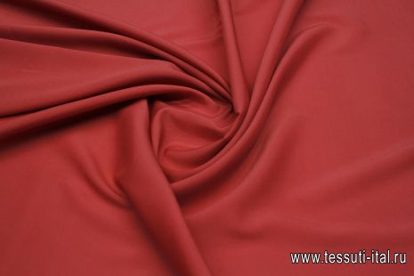 Подкладочная вискоза стрейч (о) кирпичная - итальянские ткани Тессутидея арт. 08-1440