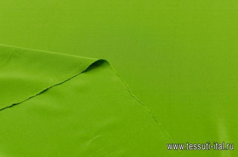 Крепдешин (о) светло-зеленый - итальянские ткани Тессутидея арт. 02-8566