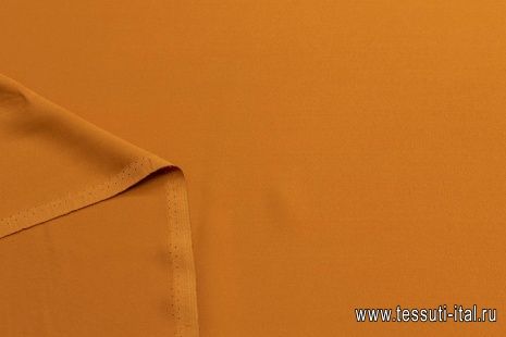 Крепдешин (о) коричнево-оранжевый - итальянские ткани Тессутидея арт. 02-8768