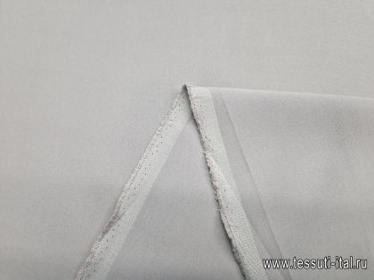 Шелк кади (о) серый - итальянские ткани Тессутидея арт. 10-3339