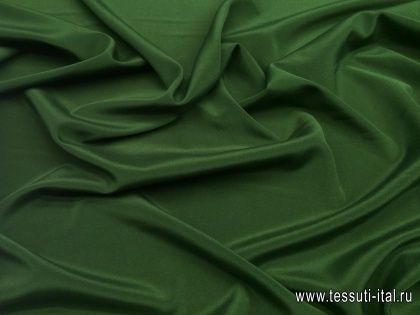 Крепдешин (о) зеленый - итальянские ткани Тессутидея арт. 02-7375