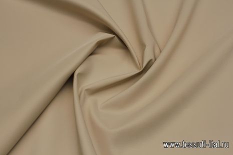 Плащевая с водоотталкивающим покрытием (о) бежевая - итальянские ткани Тессутидея арт. 11-0453