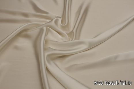 Шелк атлас (о) белый - итальянские ткани Тессутидея арт. 10-3354