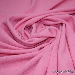 Плательная креп стрейч double (о) розовая Armani - итальянские ткани Тессутидея арт. 03-2524