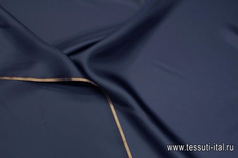 Подкладочная купра (о) темно-синяя - итальянские ткани Тессутидея арт. 08-1489