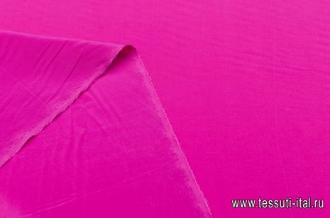 Крепдешин стрейч (о) темно-розовый - итальянские ткани Тессутидея арт. 02-8554