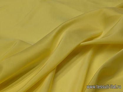 Подкладочная стрейч (о) ярко-желтая - итальянские ткани Тессутидея арт. 08-1350