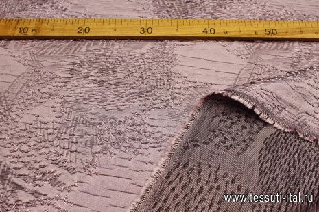 Жаккард (о) серо-сиреневый - итальянские ткани Тессутидея арт. 03-7019