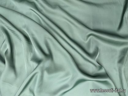 Плательная вискоза (о) светло-зеленая - итальянские ткани Тессутидея арт. 04-1551