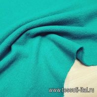 Трикотаж шерсть лоден водоотталкивающий (о) зеленый Piacenza - итальянские ткани Тессутидея арт. 15-0768