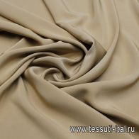 Шелк кади (о) светло-коричневый - итальянские ткани Тессутидея арт. 10-3517