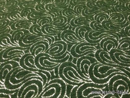Кружево (о) зеленое Solstiss - итальянские ткани Тессутидея арт. 03-4787