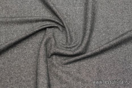 Костюмная твид (о) черно-белая - итальянские ткани Тессутидея арт. 05-4635