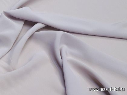 Крепжоржет (о) светло-серо-сиреневый - итальянские ткани Тессутидея арт. 02-8498