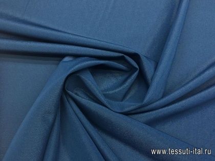 Плательная стрейч с люрексом (о) синяя - итальянские ткани Тессутидея арт. 03-4511