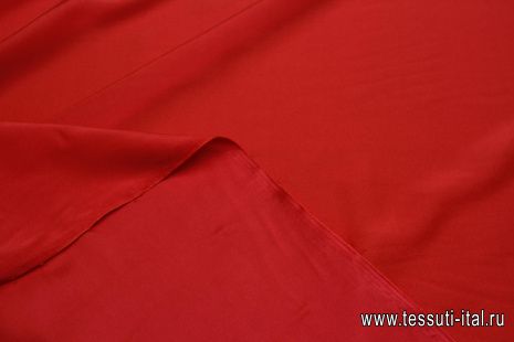Подкладочная стрейч (о) красная - итальянские ткани Тессутидея арт. 07-1459