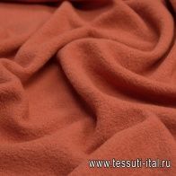 Пальтовая лоден (о) морковная - итальянские ткани Тессутидея арт. 09-1786