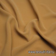 Плательная кади стрейч 270 г/м (о) мокрый песок  - итальянские ткани Тессутидея арт. 03-6847