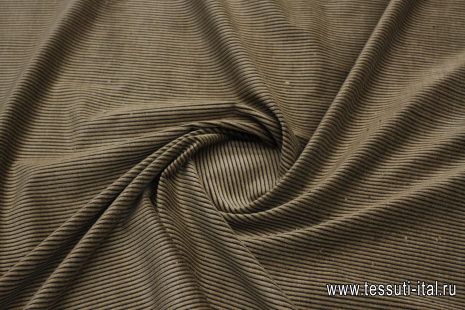 Ветльвет (о) светло-коричнево-черный - итальянские ткани Тессутидея арт. 01-7506
