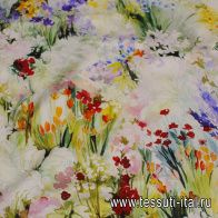 Хлопок (н) полевые цветы - итальянские ткани Тессутидея арт. 01-7136