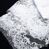 Кружево (о) белое - итальянские ткани Тессутидея арт. 03-6127