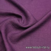 Лен костюмный (о) темно-сиреневый - итальянские ткани Тессутидея арт. 16-0914