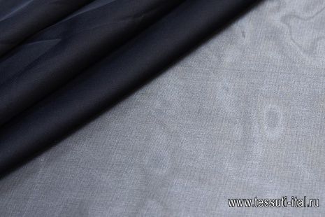 Органза (о) темно-синяя - итальянские ткани Тессутидея арт. 10-1311