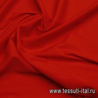 Сорочечная стрейч (о) красная - итальянские ткани Тессутидея арт. 01-7258