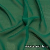 Шифон (о) зеленый - итальянские ткани Тессутидея арт. 10-2102