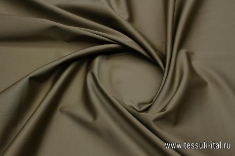 Хлопок стрейч (о) светло-коричневый - итальянские ткани Тессутидея арт. 01-7484