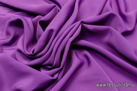 Крепдешин (о) светло-фиолетовый - итальянские ткани Тессутидея арт. 03-5775