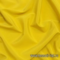 Крепдешин стрейч (о) шафрановый - итальянские ткани Тессутидея арт. 10-2108