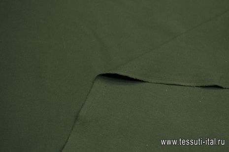 Джерси (о) темно-зеленое - итальянские ткани Тессутидея арт. 14-1717