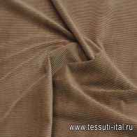 Вельвет (о) коричневый - итальянские ткани Тессутидея арт. 01-7341