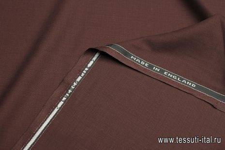 Костюмная (н) темно-бордовая - итальянские ткани Тессутидея арт. 05-4510
