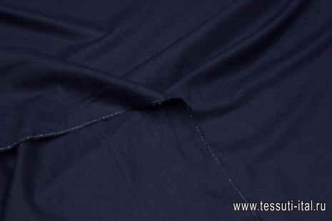 Костюмная (о) темно-синяя - итальянские ткани Тессутидея арт. 05-4652