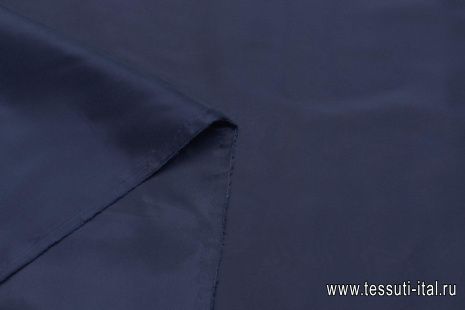 Подкладочная стрейч (о) темно-синяя - итальянские ткани Тессутидея арт. 07-1422