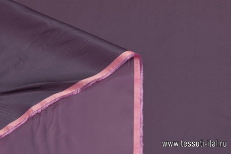 Подкладочная вискоза хамелеон (о) сливовая - итальянские ткани Тессутидея арт. 08-1217