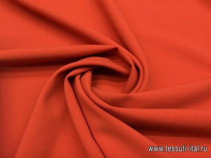 Плательная стрейч (о) терракотовая - итальянские ткани Тессутидея арт. 17-0855
