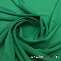 Крепдешин (о) ярко-зеленый - итальянские ткани Тессутидея арт. 02-7374