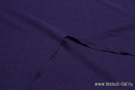 Лен (о) синий - итальянские ткани Тессутидея арт. 16-0879