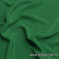 Крепдешин (о) зеленый - итальянские ткани Тессутидея арт. 10-3181