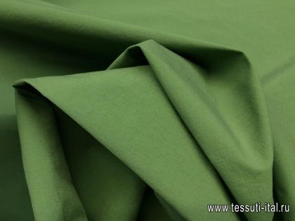 Плательная стрейч (о) светло-зеленая - итальянские ткани Тессутидея арт. 01-4384