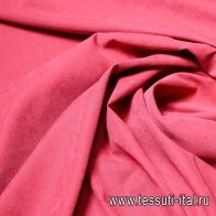 Плащевая (о) кораллово-красная - итальянские ткани Тессутидея арт. 03-4371